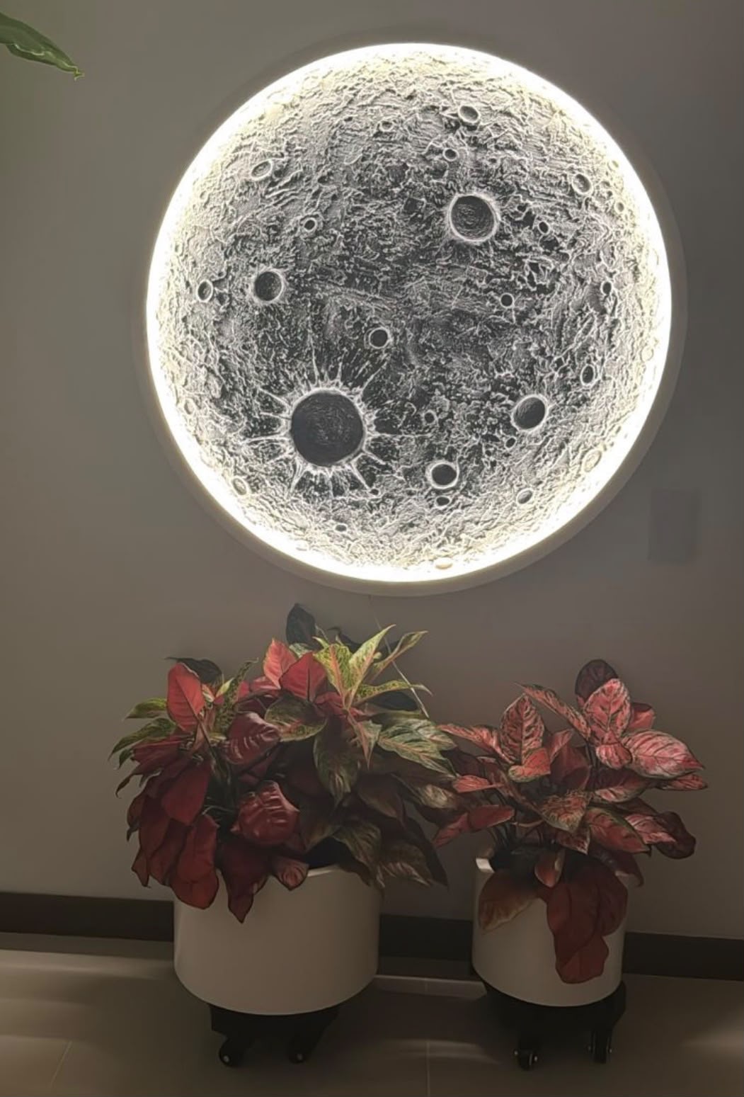 CUADROS DE LUNA 3D CON LUCES LED
